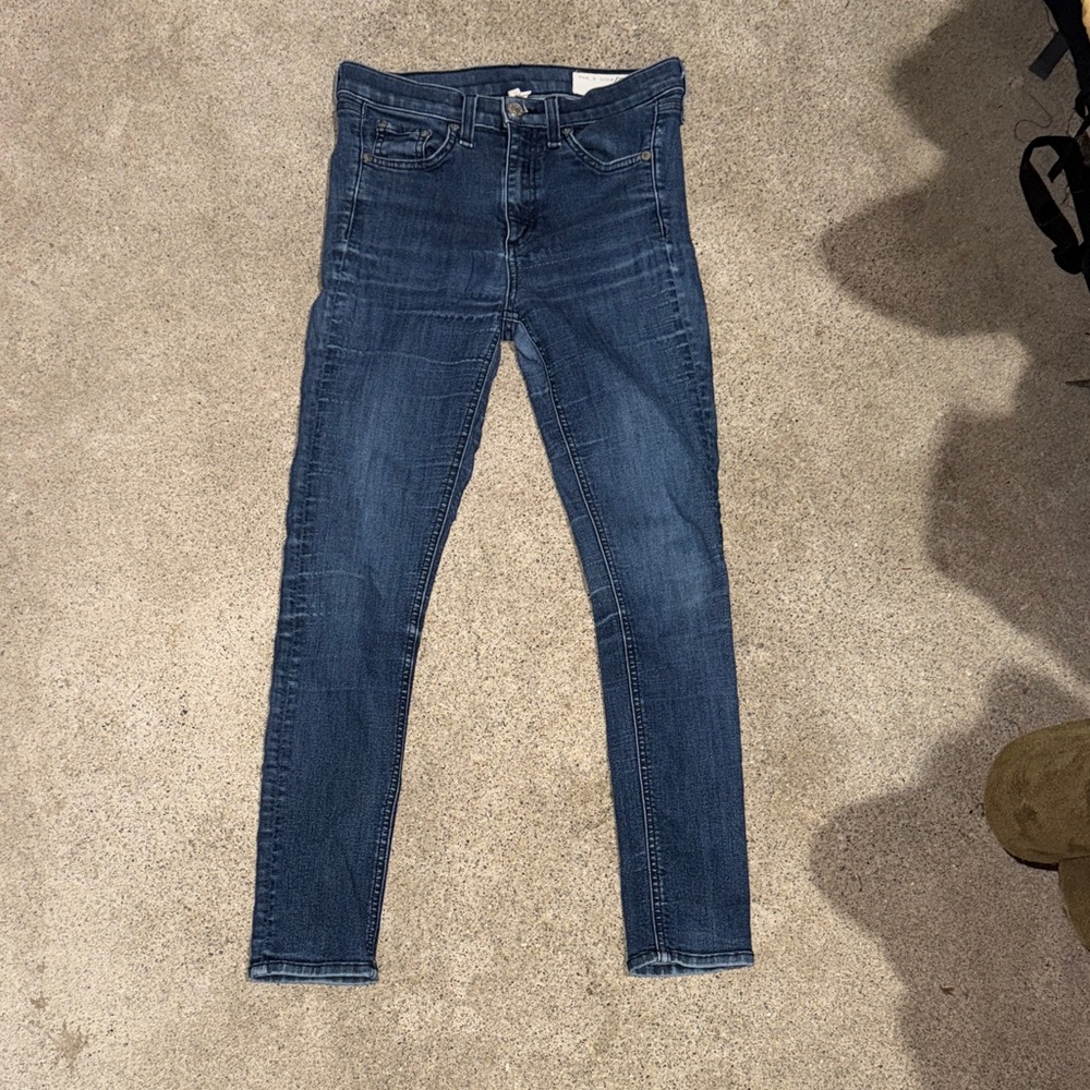 Rag & Bone High Rise Ankle Skinny Jean